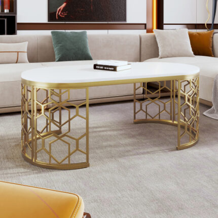 Rattan Coffee Table – Stylish & Durable Woven Design for Living Room 